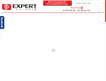 Tablet Screenshot of expertpolska.pl